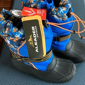Snow boots -blue high end